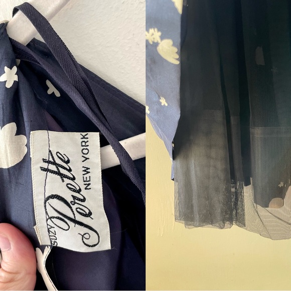 Silk Suzy Perette 50s Dress - Picture 3 of 4